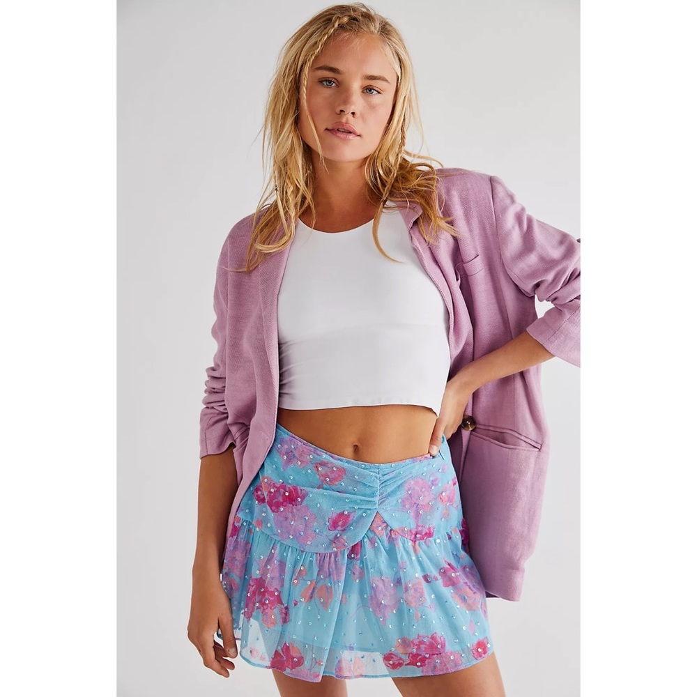 Free People LoveShackFancy Lindona Skirt
